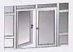 Double Full-View Door Icon