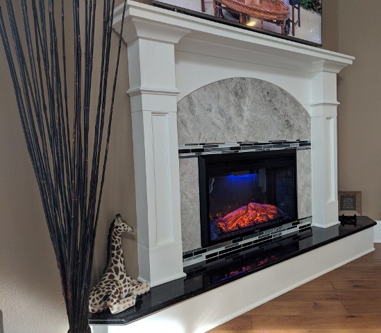 Granite Fireplace 